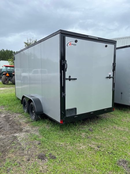 7 X 16 Enclosed Cargo Trailer - Tandem Axle - with Blackout package (Xtreme Cargo Trailers)