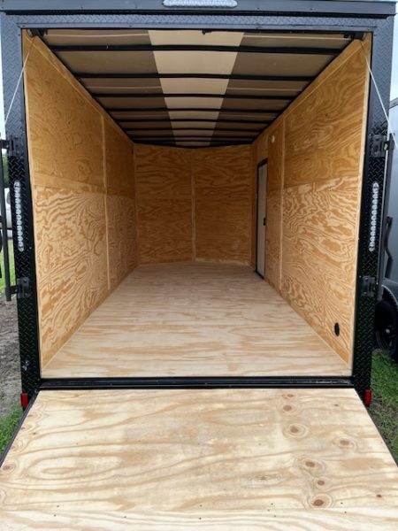 7 X 16 Enclosed Cargo Trailer - Tandem Axle - with Blackout package (Xtreme Cargo Trailers)